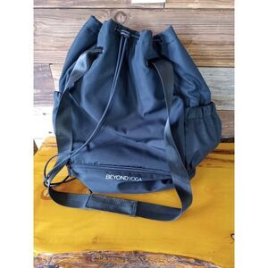 Beyond Yoga Unisex Adult's Convertible Gym Backpack  Black One Size